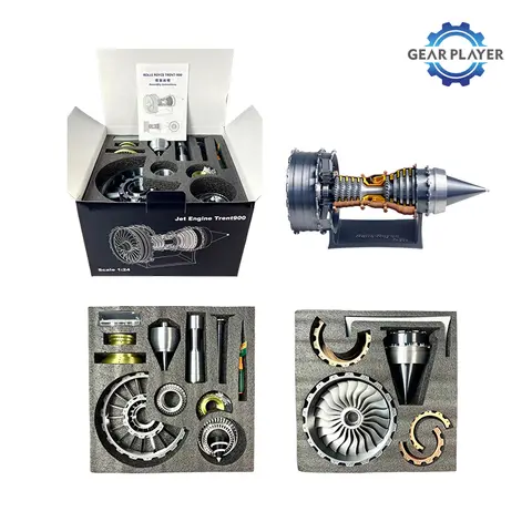 High Precision TR900 Turbofan Engine Model DIY Kit for Aviation Enthusiasts and STEM Education