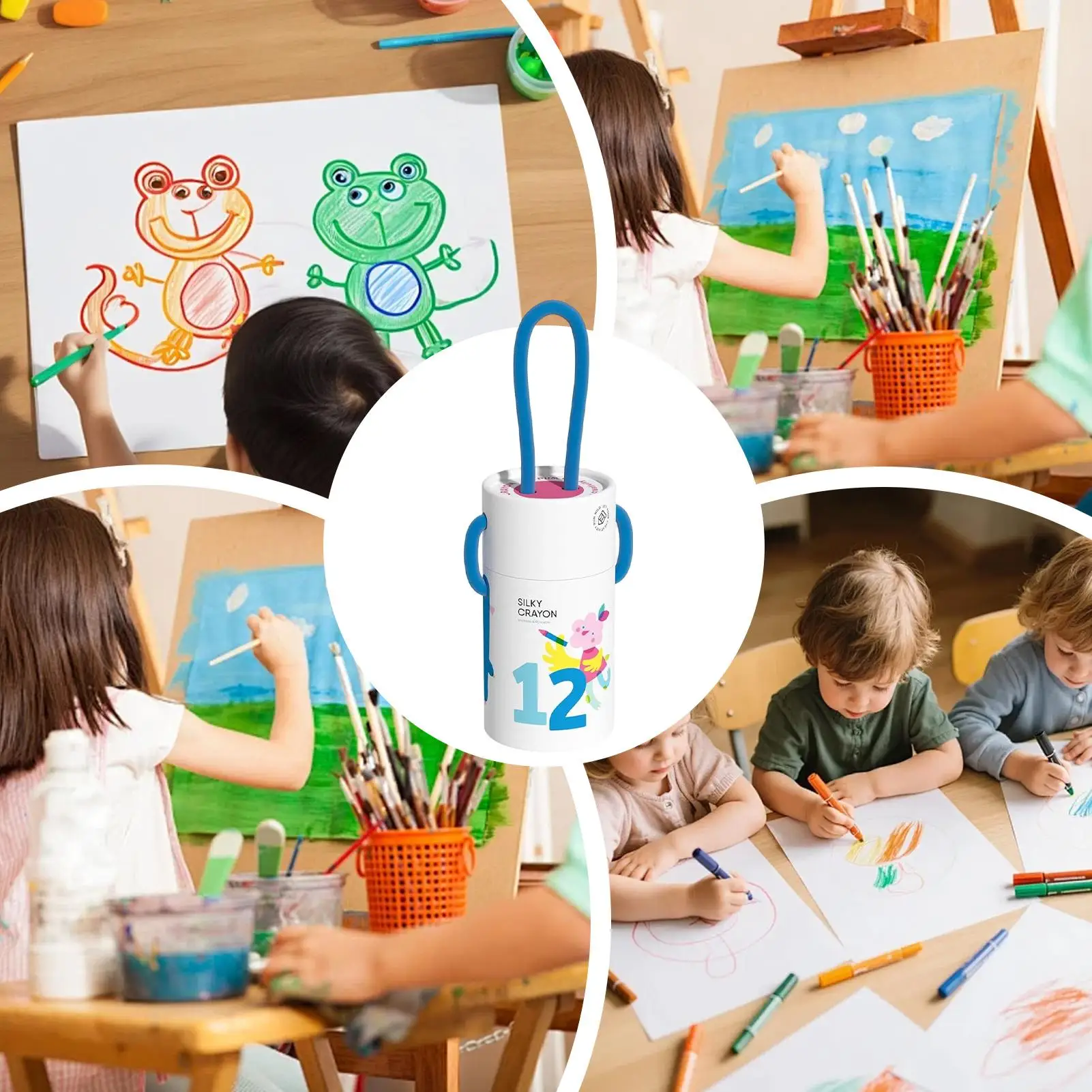 

Набор цветных карандашей, 12 штук, выдвижные, не требующие заточки, моющиеся, удобные для захвата, для детей, для класса, детского сада, дома, путешествий, для школы