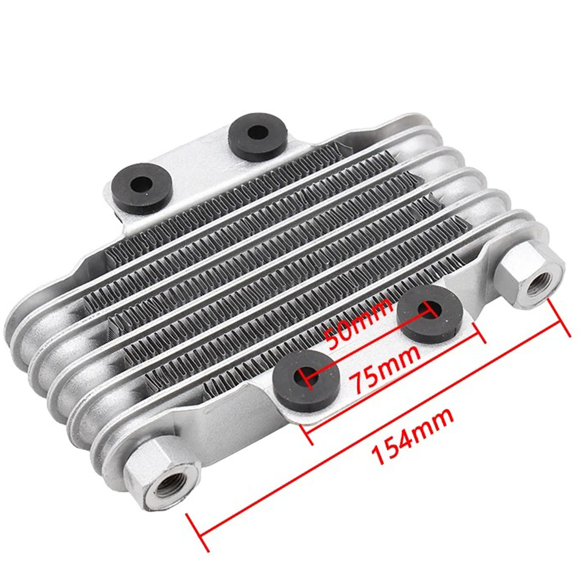 M10 M12 Motorcycle Oil Cooler Kit for KTM Honda Kawasaki 150CC to 250CC Motocross Pit DirtBike ATV Quad Scooter Radiator Cooling