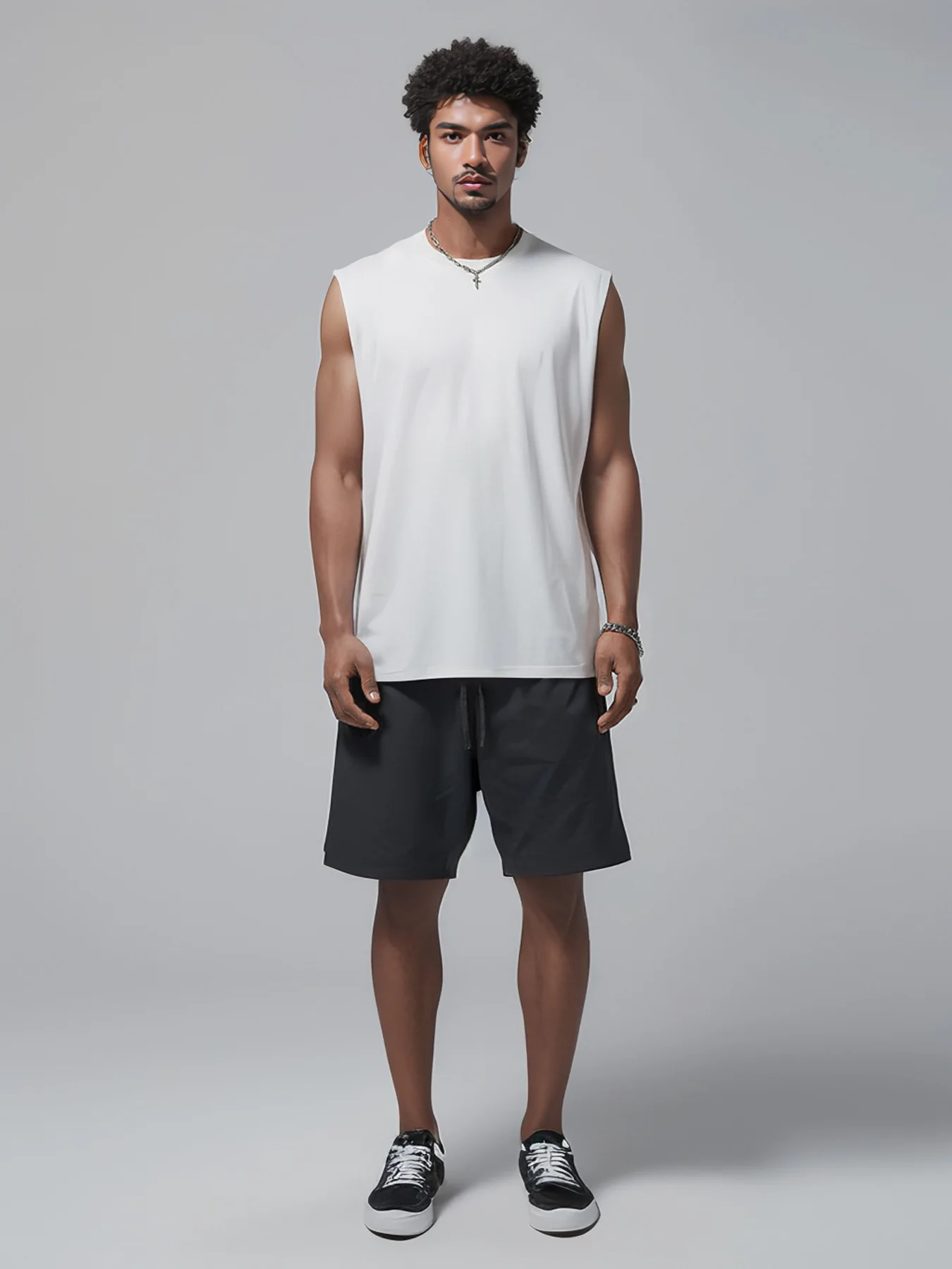 

Loose Fit Quick Dry Men's Athletic Vest for Sports and Casual Wear