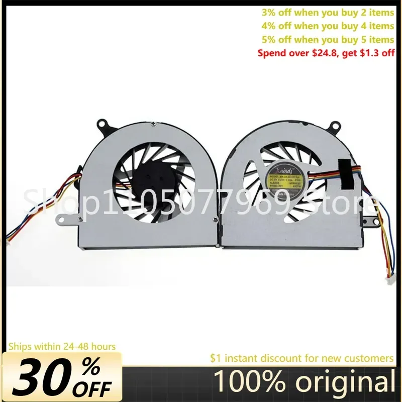 Ventilador de CPU para Lenovo Ideapad G400 G500 G405 G505, Ventilador de Refrigeración para Portátil, Repuesto de Ventilador Térmico, Pieza de Reparación para Portátil