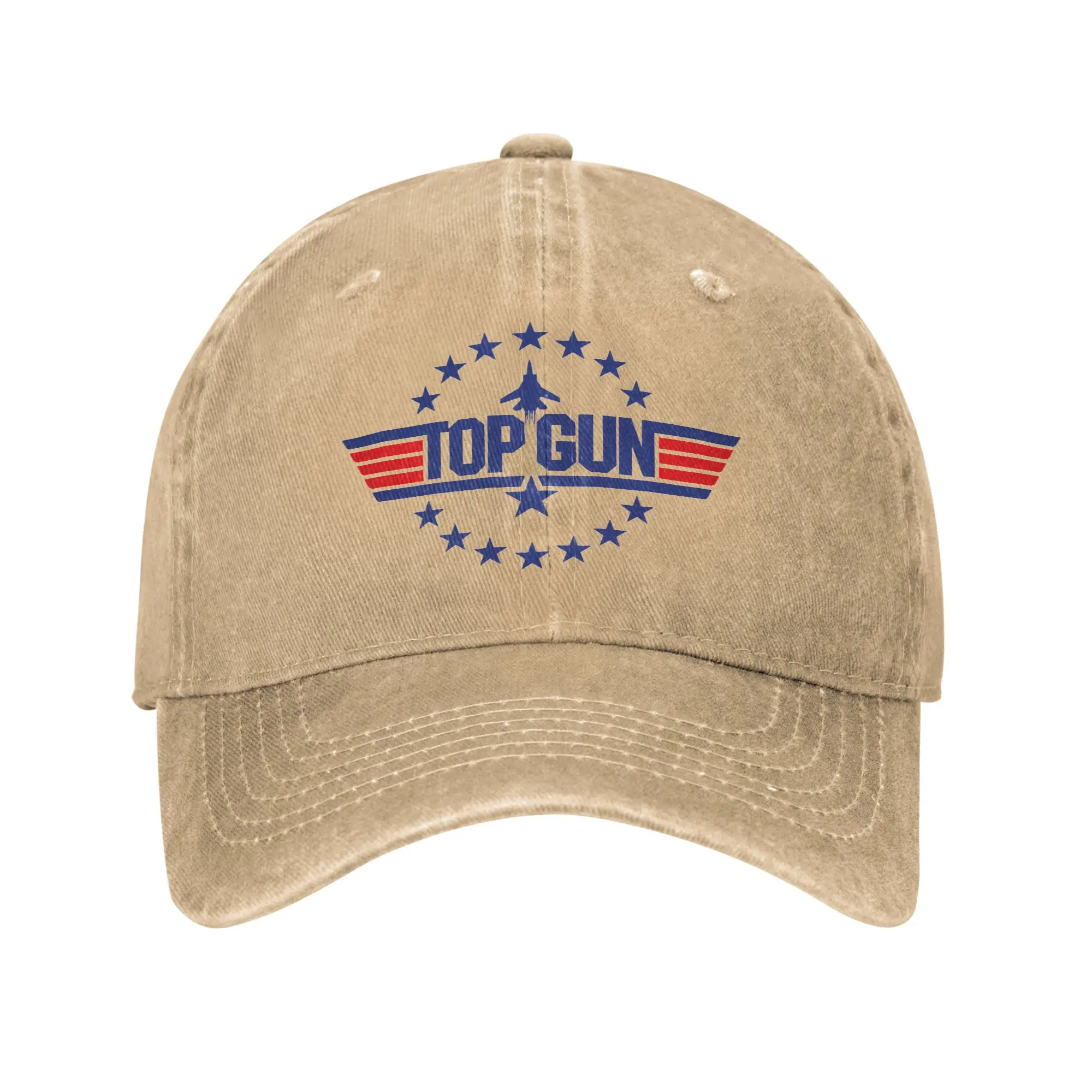 Custom Tops Guns Baseball Cap Outdoor Women Men's Adjustable Fighter Aircraft Air Force Film Dad Hat Summer