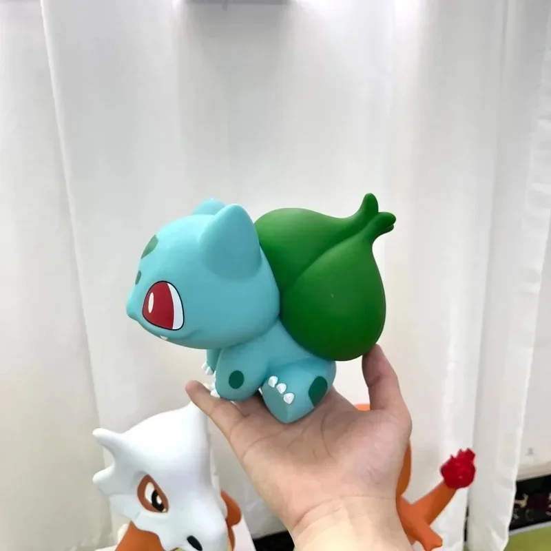 Pocket Monsters Bulbasaur collectible figure display Cartoon-style cute handcrafted model living room tabletop decoration gift view 3