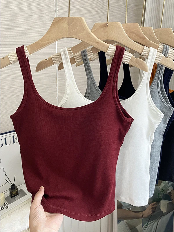 Bordeaux Red Strapl Brtte Vest Ropa de abrigo para mujer con almohadilla en el pecho Slim Fit Svel Top Ropa interior Traje casual