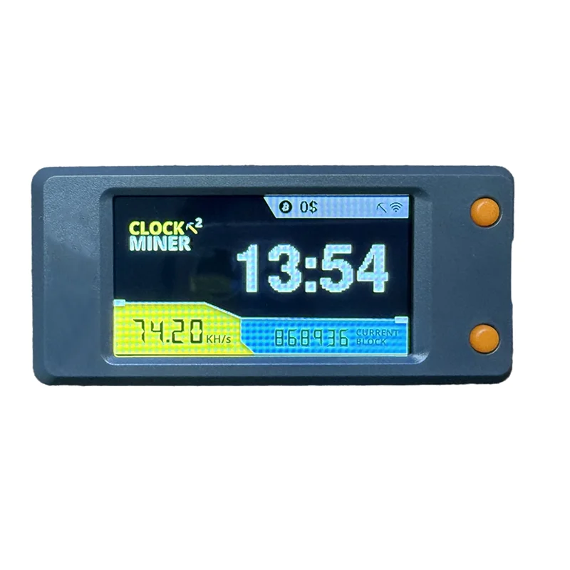 

CS-Nerdminer V2 Bitcoin Solo Lottery Miner 77KH/S With LCD Display BTC Miner ASIC Mining Silent Miner