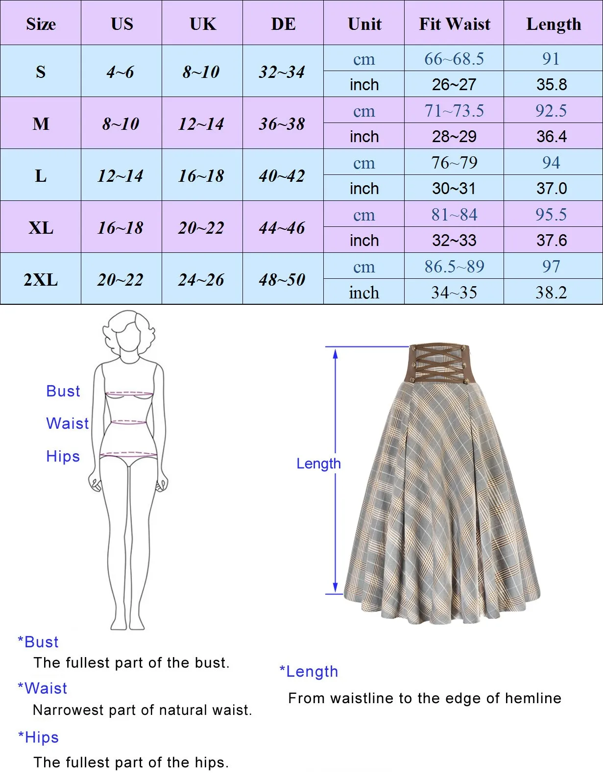 SD Renaissance Plaid Skirt Women High Waist Buttons Decorated A-Line Skirt Fashion Youth Lady Casual Gothic Punk Midi Skirts New