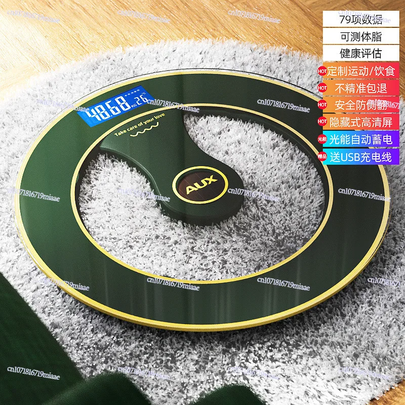 Electronic scale Small scale Light energy Charging Human body Household home Intelligent fat measurement Body fat