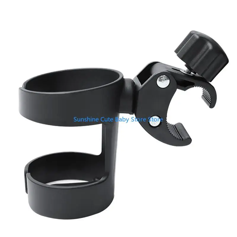 C5AF Universal Baby Stroller Cup Holder 360 Rotatable Drink Bottle Rack for Children
