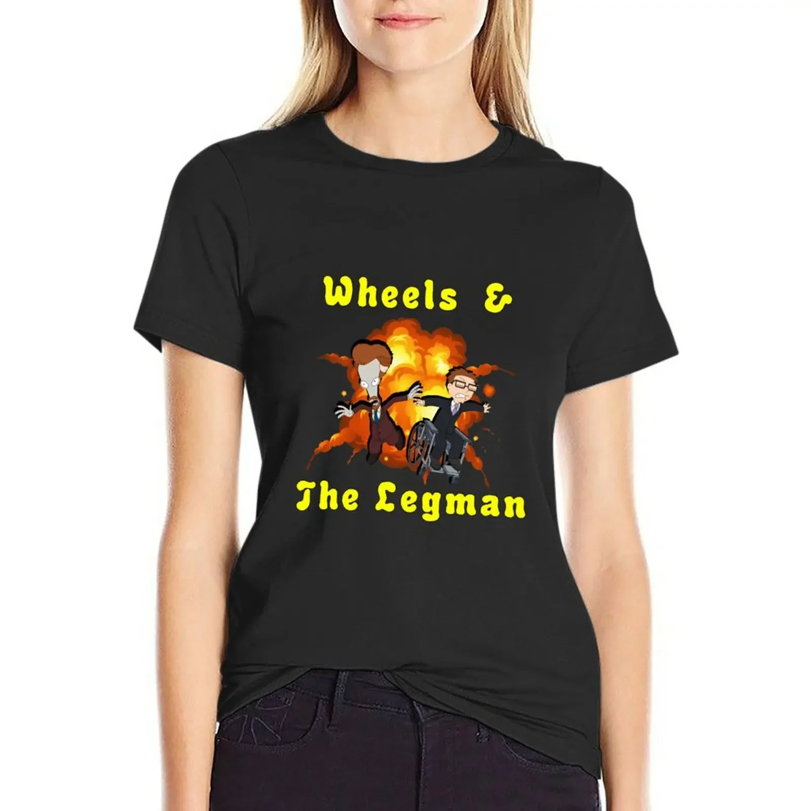 

Wheels and the Legman T-Shirt kawaii clothes animal print shirt for girls summer clothes plain t-shirt dress for Women graphic