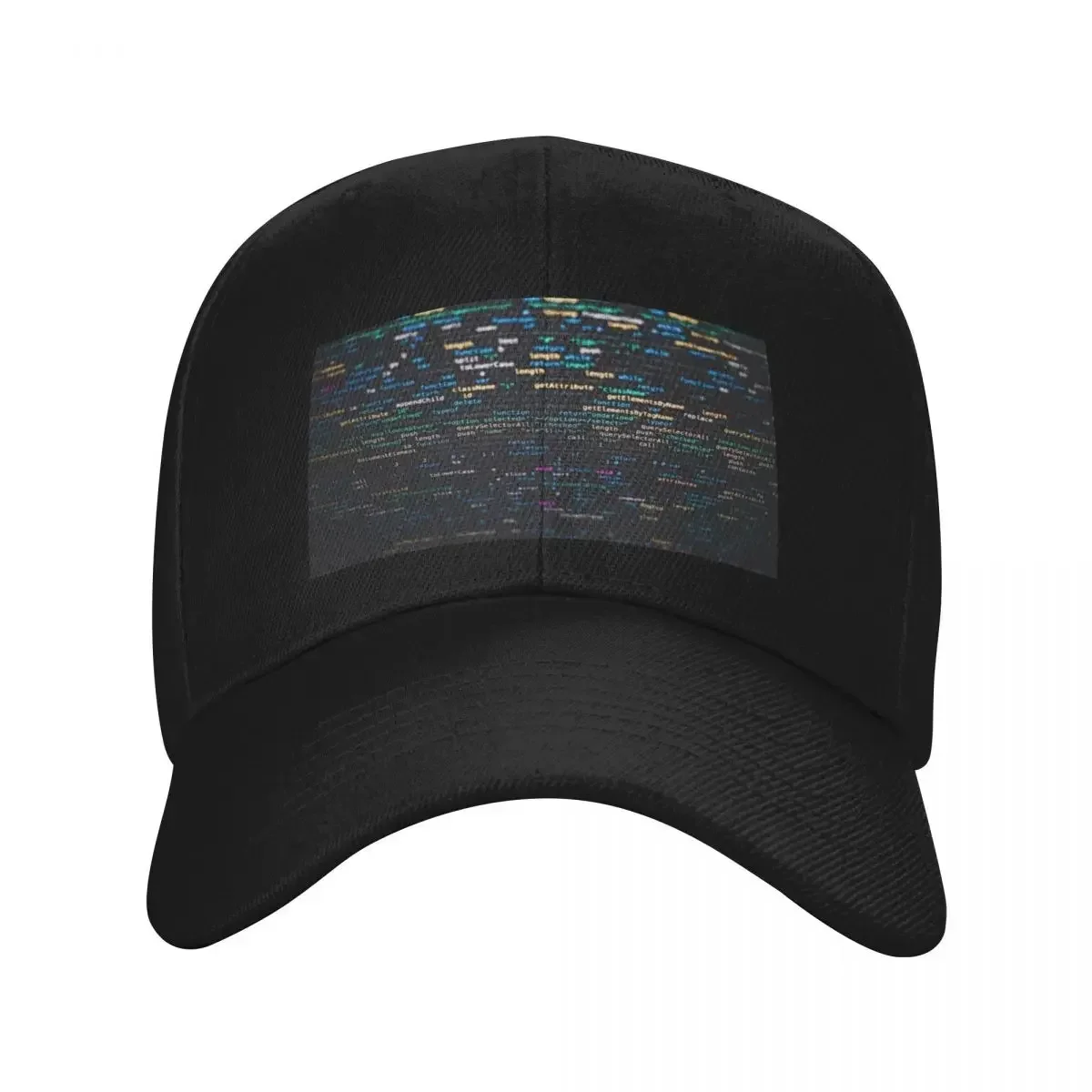 New Software Developer Programming Code on Black Background Baseball Cap Hip Hop Golf Hat Vintage Men's Luxury Women's