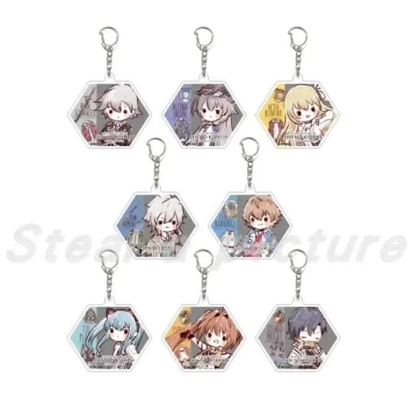 

Anime Rean Schwarzer Alisa Reinford Keychain Figure Doll Acrylic Keyring Bag Pendant for Gift