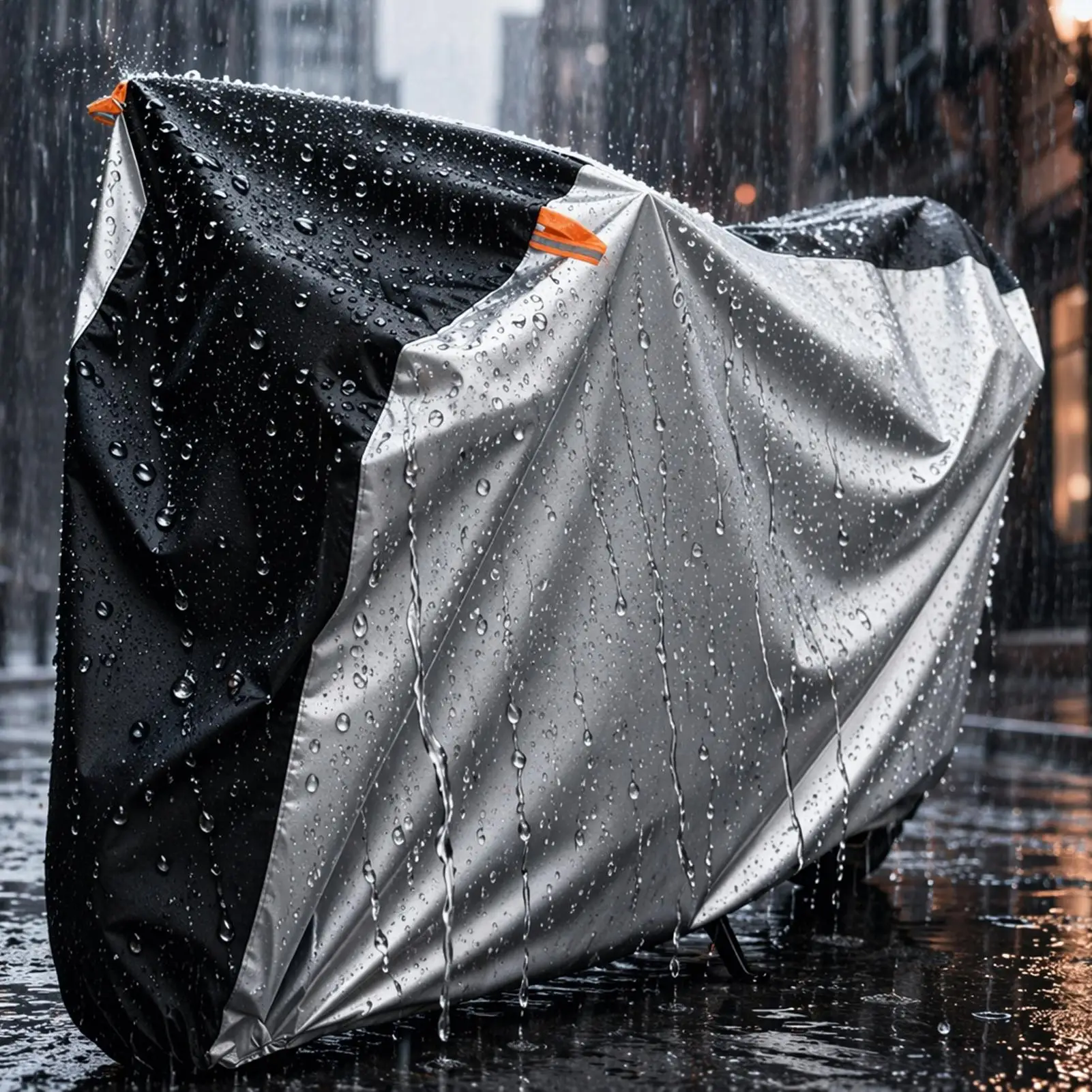 Motorcycle Cover Waterproof Outdoor Waterproof Windproof Dustproof Outdoor Electric Tricycle Covers For Adult Kids Cargo Scooter - view 3
