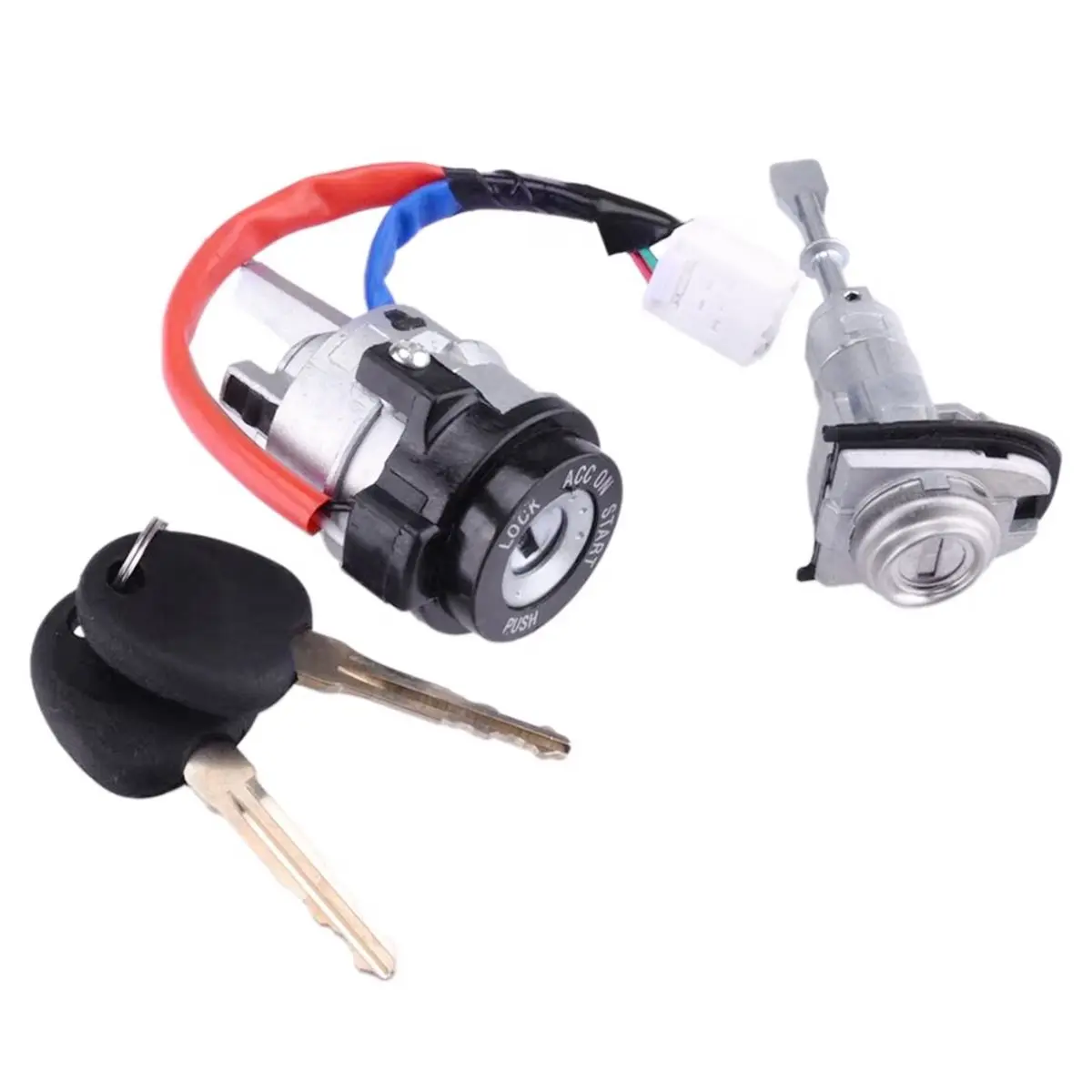A67F 81905M7140 Ignition Lock Cylinder Switch Door Lock Cylinder with 2 Keys for Kia Forte 2019-2021 81905-M7140