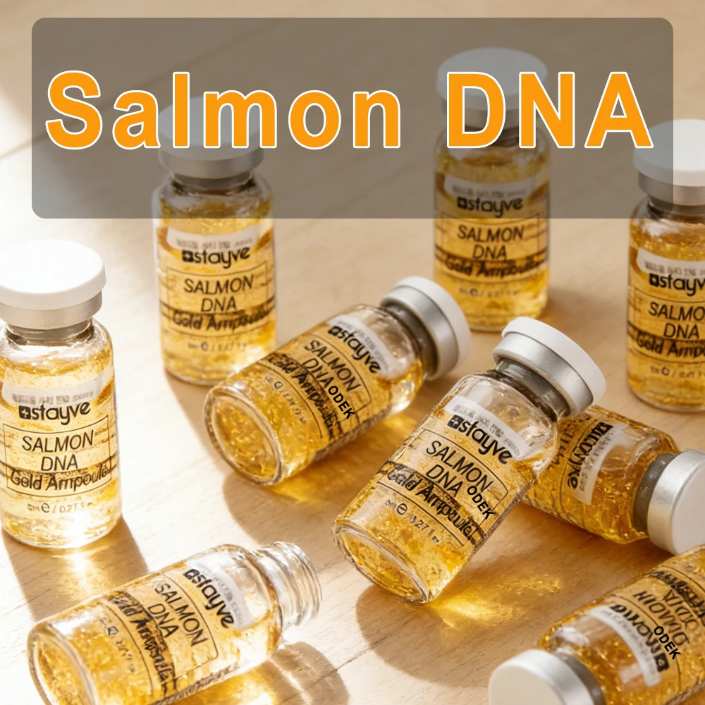 

Корейский набор Stayve 8 мл: сыворотка-бустер для лица с ДНК лосося и золотом, осветляющая меланин, отбеливающая, увлажняющая, для ухода за кожей