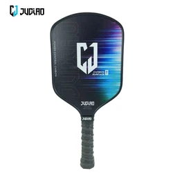 Pickleball Paddle com cara de grafite, Núcleo PP Honeycomb, Aperto prolongado, Fibra de carbono