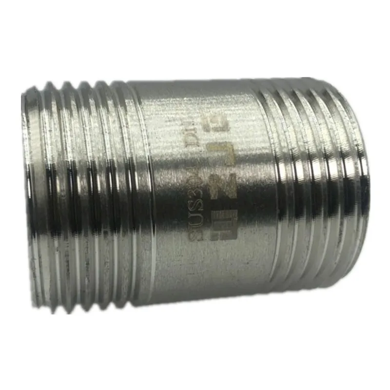 Water connection 1/4" 3/8" 1/2" 3/4" 1" 1-1/4" 1-1/2" Male X Male Threaded Pipe Fittings Stainless Steel SS304