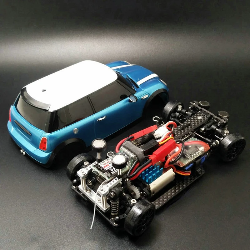 RC Car 1/28 Professional Drift Car MINI-D MINI-ZQ Racing Four-wheel Drive AWD Rear Wheel Drive Assembly KIT Model