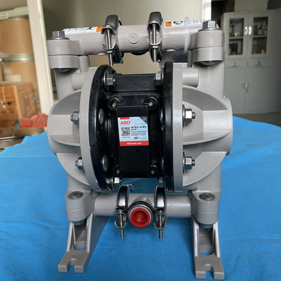 ARO Supplier  Air Diaphragm pump 666053-344 0.5 inch AODD pump with PP body and PTFE Diaphragm and Valve Ball