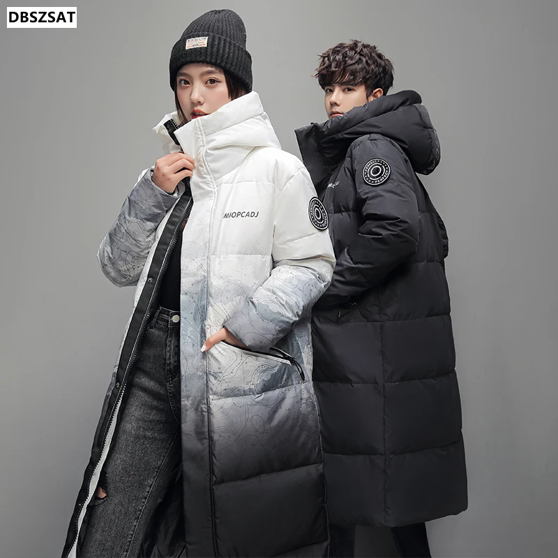 XK M-3xl Mens White Duck Down Jacket Winter Male Coats Zipper Stand Collar Short Style Mixed Waterproof Outerwear Clothes Hy137