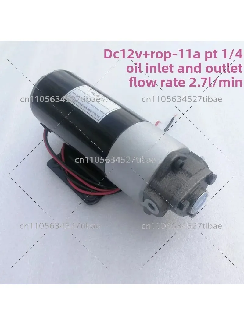 12V/24V DC Diesel Oil Pump, 220V Electric Hydraulic Gear Pump, Small Micro Oil Transfer Pump