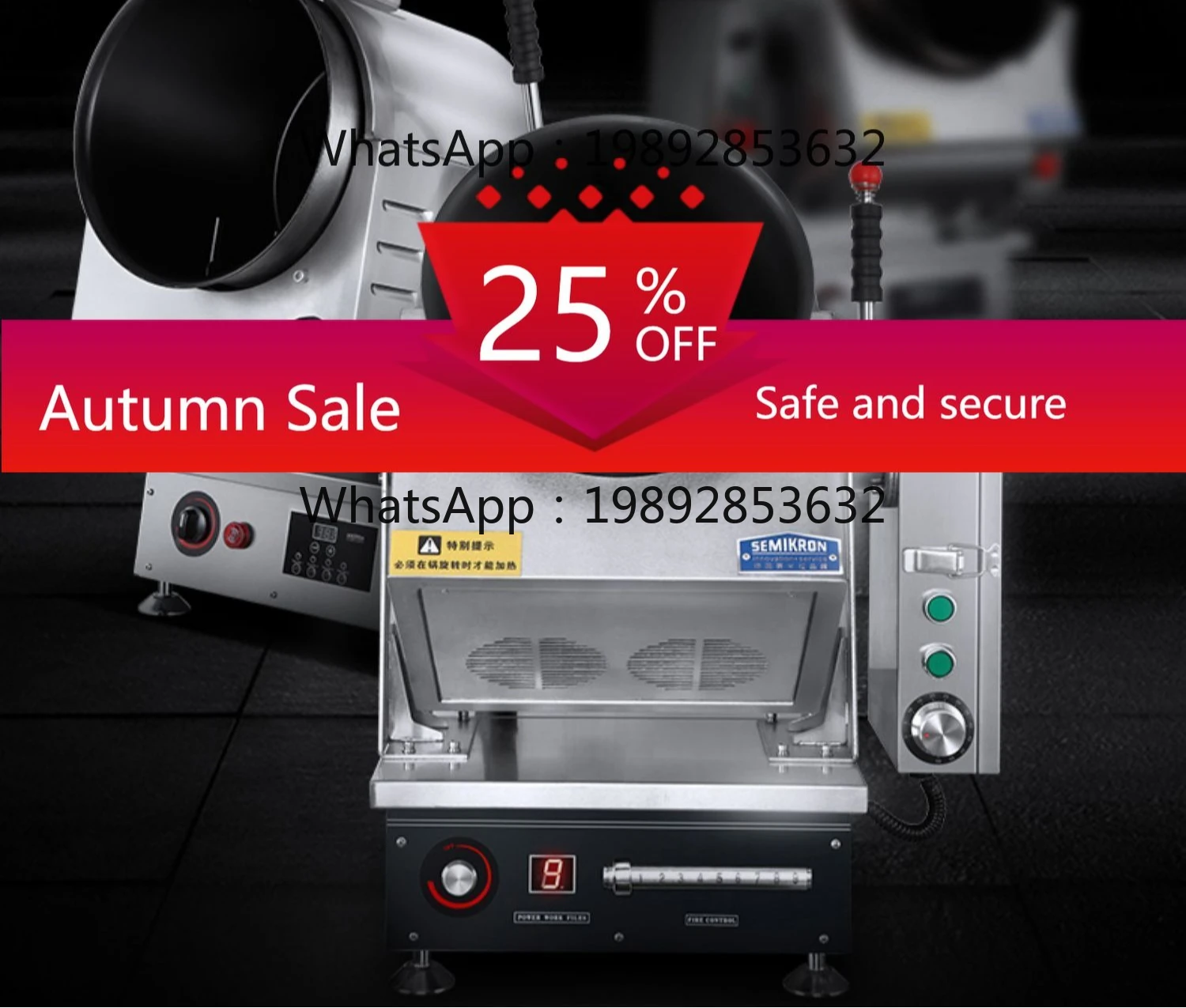 

large fried rice machine roller fried rice machine automatic intelligent fried noodles machine manual translation wok