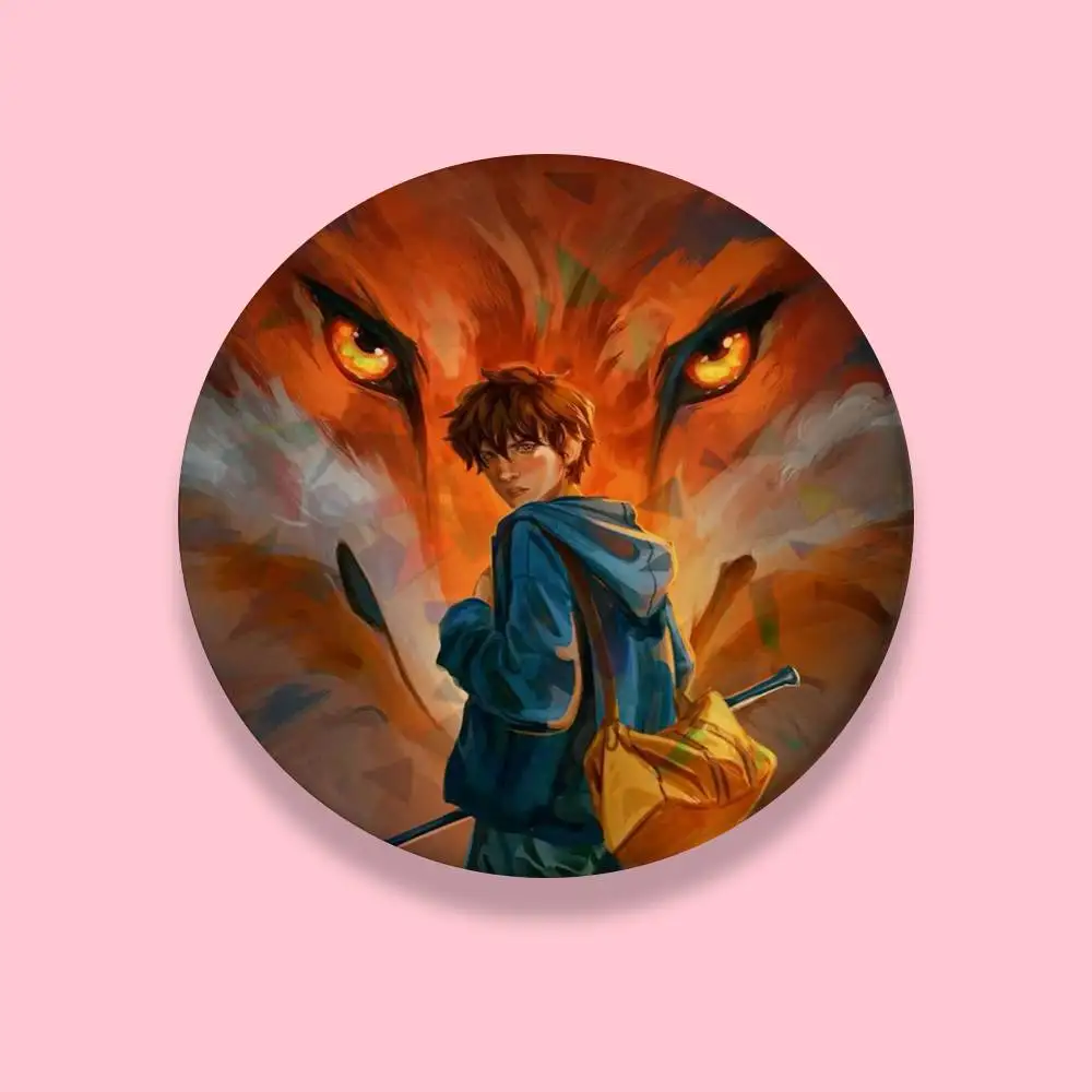 The Foxhole Court  Tinplate Coin Badges Personalized Handmade Round Brooches Photo Text Graphic Pins Accessory Gift for Friend