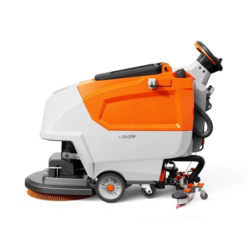 XMD 50/50 Floor Washer Cleaner Electric Cordless Hand Push Walk Behind Floor Scrubber Dryer