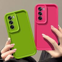 Dopamine Skin Texture Case for OPPO Reno12 PRO 11 F Reno10 9 PRO PLUS Reno7 Z Reno8 T A97 A95 A93 A78 A72 K12 K11 X 4G 5G Case
