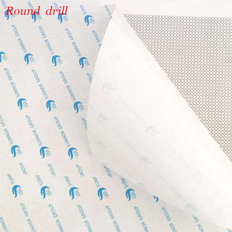 Blank Grid Diamond Embroidery Empty Canvas square Round drill Canvas With Glue Diy Diamond Painting Adhesive Accessories