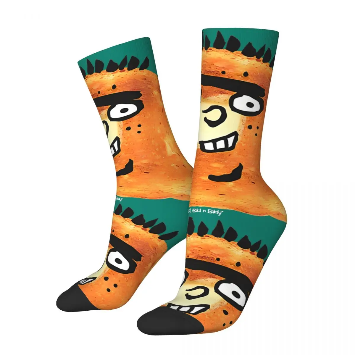 Hip Hop Retro Ed Toast Crazy Men's compression Socks Unisex Ed, Edd n Eddy Cartoon Harajuku Seamless Printed Funny Novelty