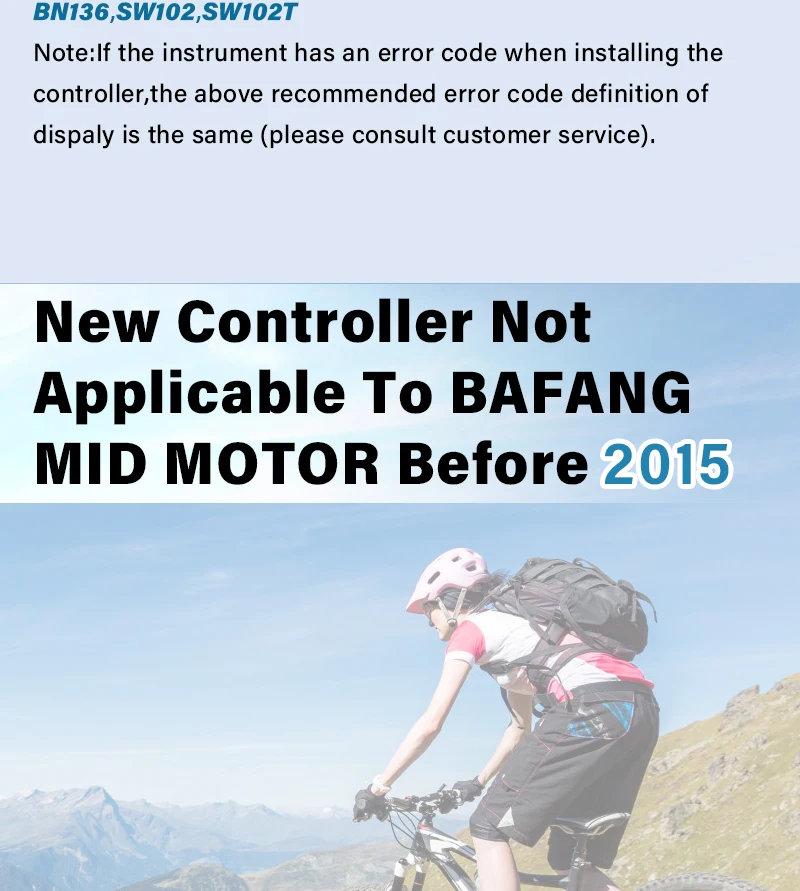 Bafang Mid Drive Motor Controller Ersatz für BBSHD BBS01B BBS02 BBS02B Motor 48V 750W 52V 1000W 36V 250W 350W 500W – Detail 7