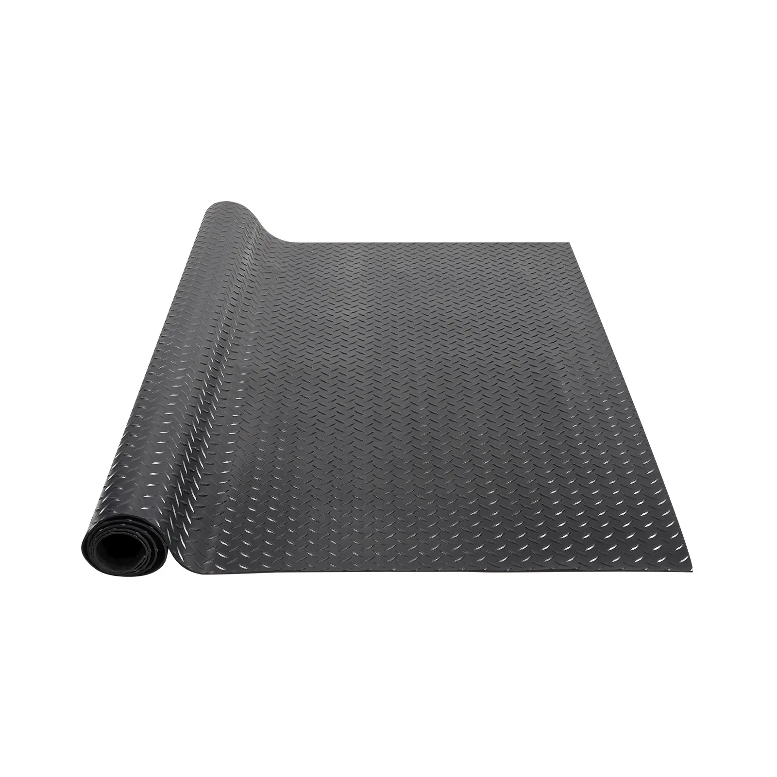 

Diamond-Plate Rubber Flooring Roll, 3 Mm X 4 Ft X 6 Ft Garage Floor Mat, SBR Rubber Garage Flooring Roll, Easy To Clean,