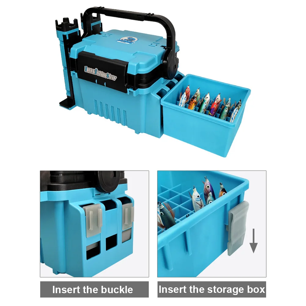 36 Grids Webfoot Octopus Egi Storage Organizer Box Minnow Squid Jig Hard Bait Container Squid Jig Container Fishing Accessories