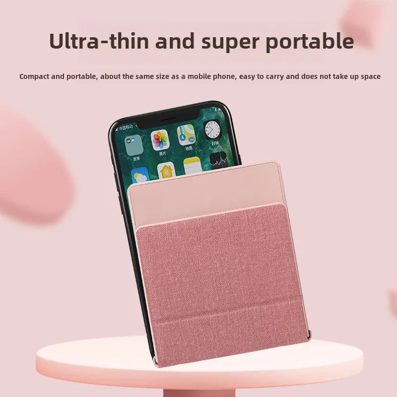 لوحة مفاتيح بلوتوث لاسلكية قابلة للطي بمرآة تجميل مناسبة لجهاز ipad phablet للهاتف المحمول والكمبيوتر المحمول العالمي المحمول الصغير