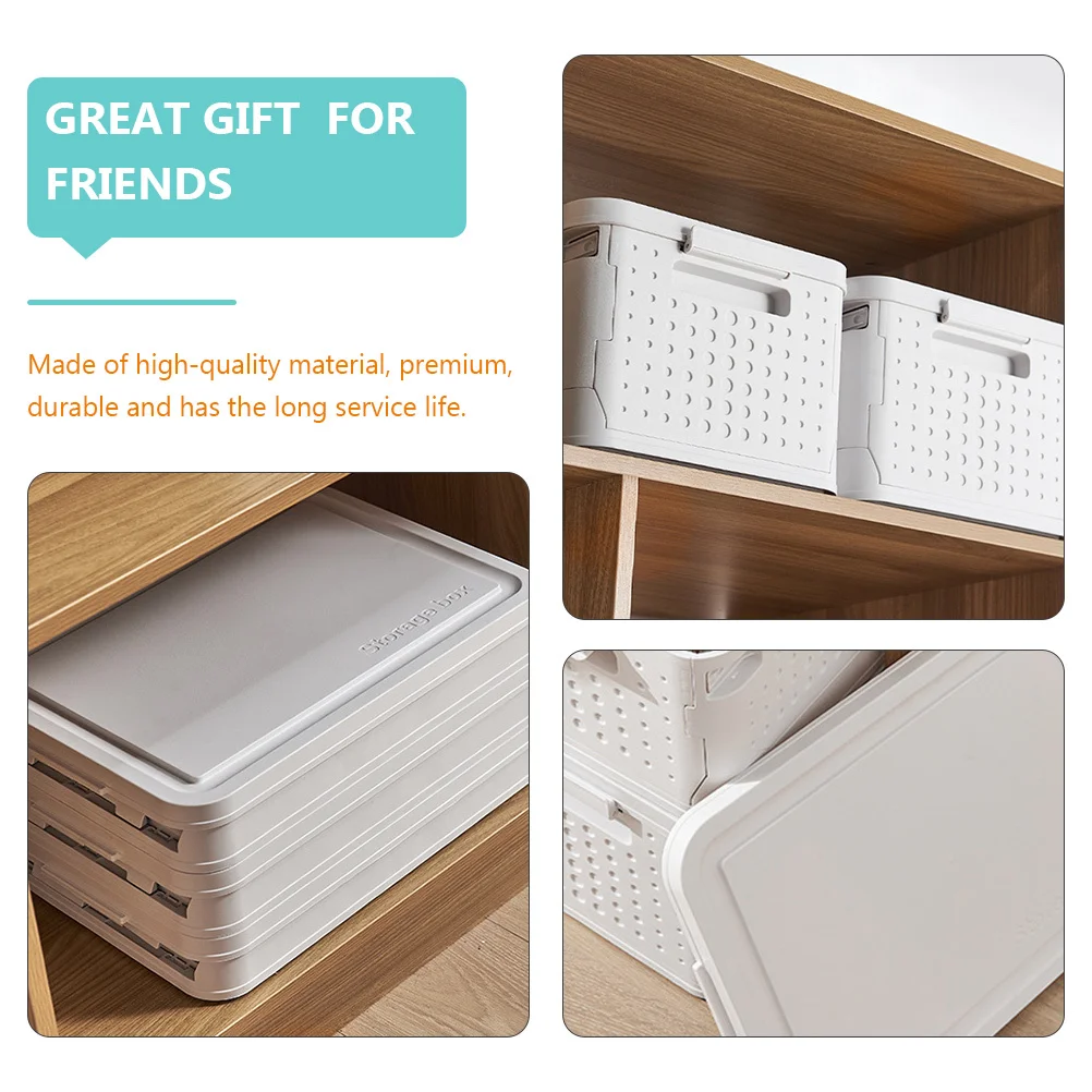 

Collapsible Sundries Organizer Home Storage Box Practical Folding Case for Clothes Books Drinks Sundries Organizer