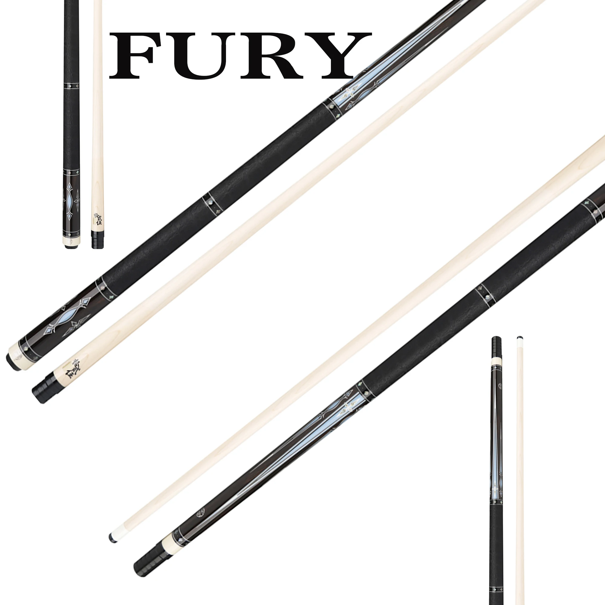 FURY 2024 NEW KS-3 Series Billiard Playing Pool Cue Stick 12.5mm Tip Original and beautiful design higher quality