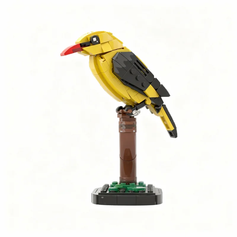 189 stks MOC Schepper Gouden Oriole Model Bouwstenen Constructie DIY Creatief Idee Speelgoed Kerstcadeaus Onderwijs Baksteen