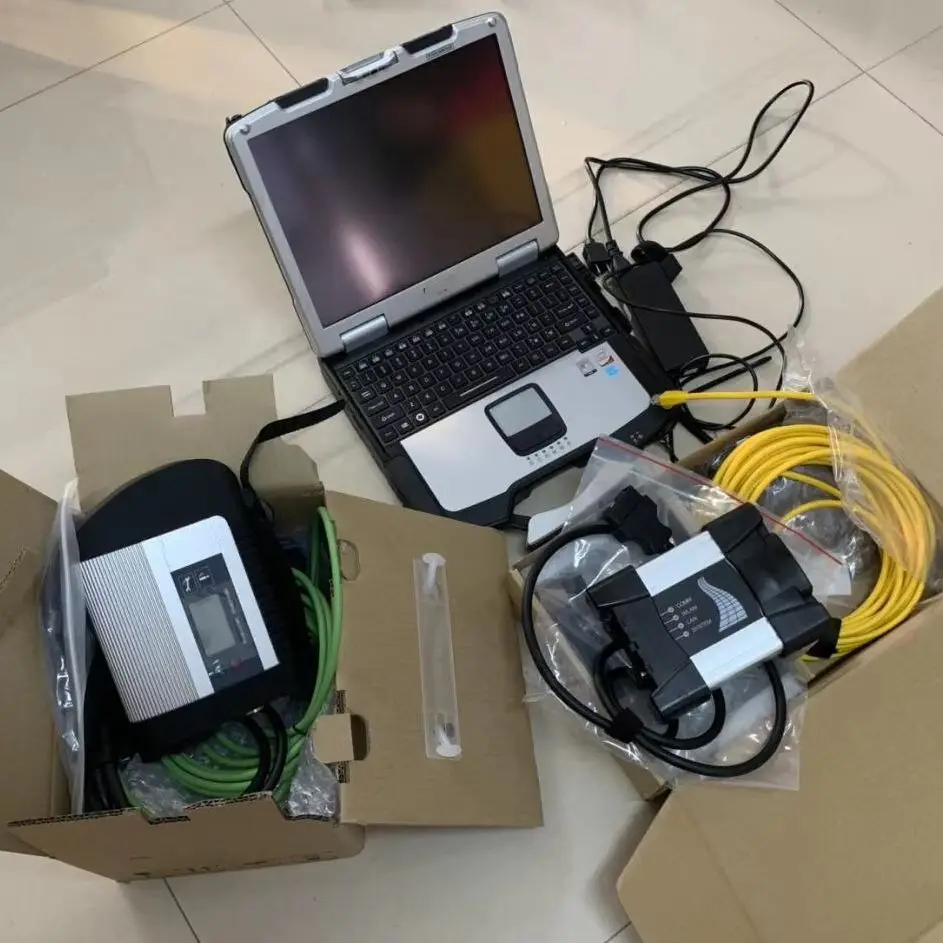 

MB Star C4+ Icom next для BMW Инструмент для ремонта автомобилей с новейшим программным обеспечением 1 ТБ SSD CF31 I5 Ноутбук Автоматический диагностический сканер Готовая программа
