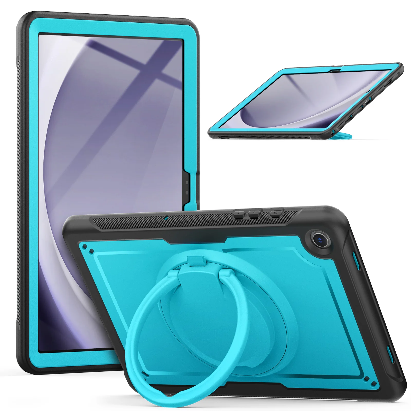 Case for Samsung Tab A9 Plus 11 Inch SM-X210 X215 X216 X218 360°Rotating Shockproof  Stand Cover