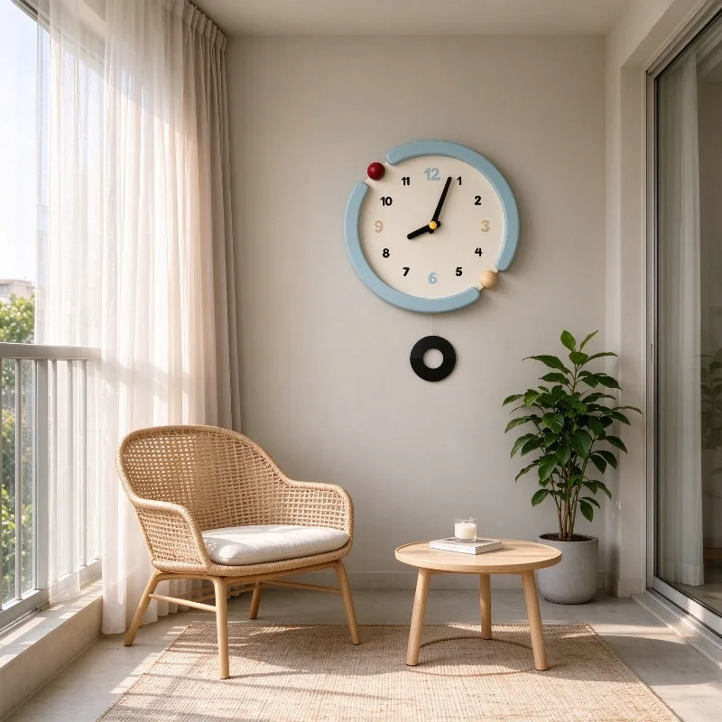 Modern Minimalist Wall Clock Living Room Elegant Silent Wall Clock Interior Decoration Aesthetic Pendulum Clocks Home Ornament
