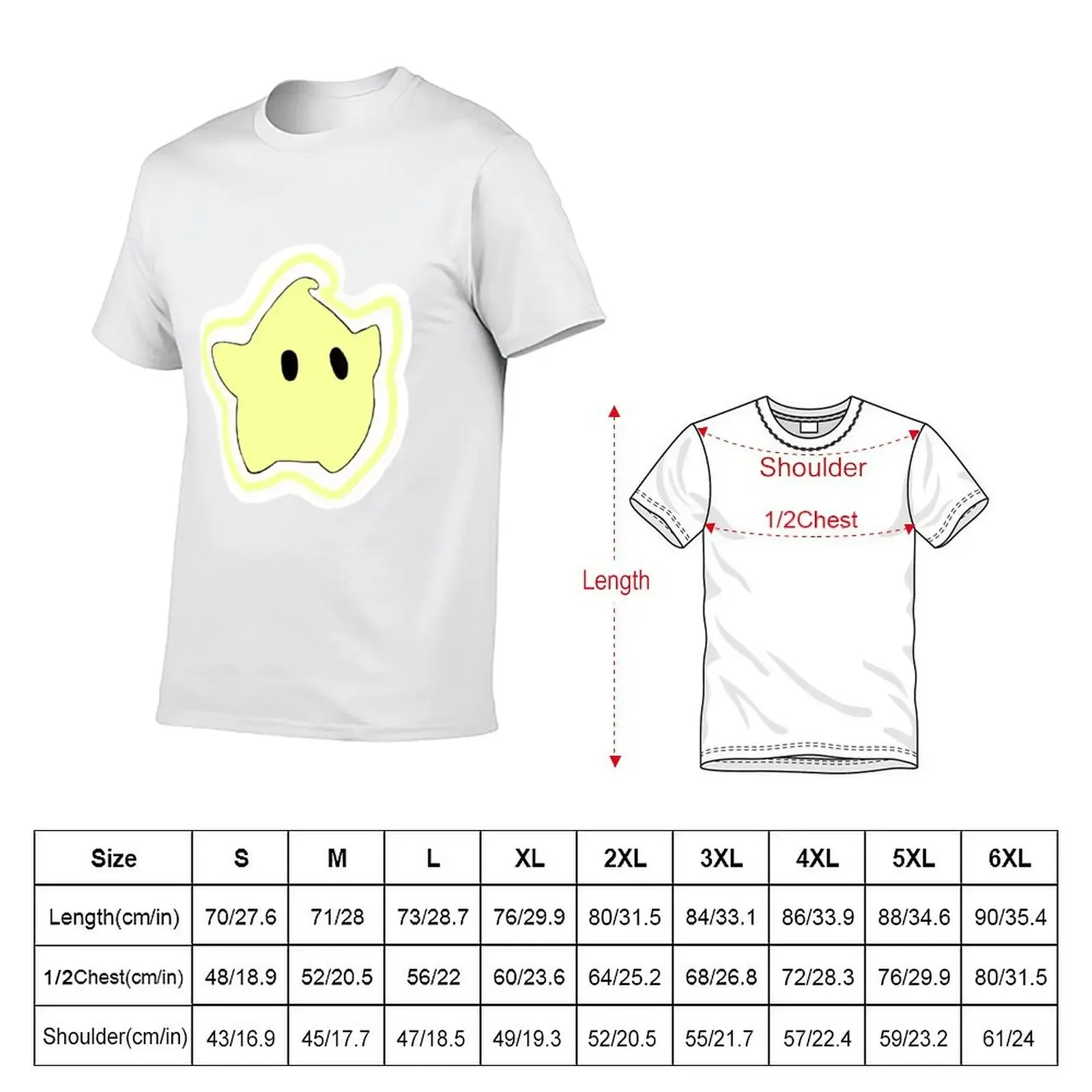 Yellow Luma T-Shirt man t shirt Blouse compression shirt men