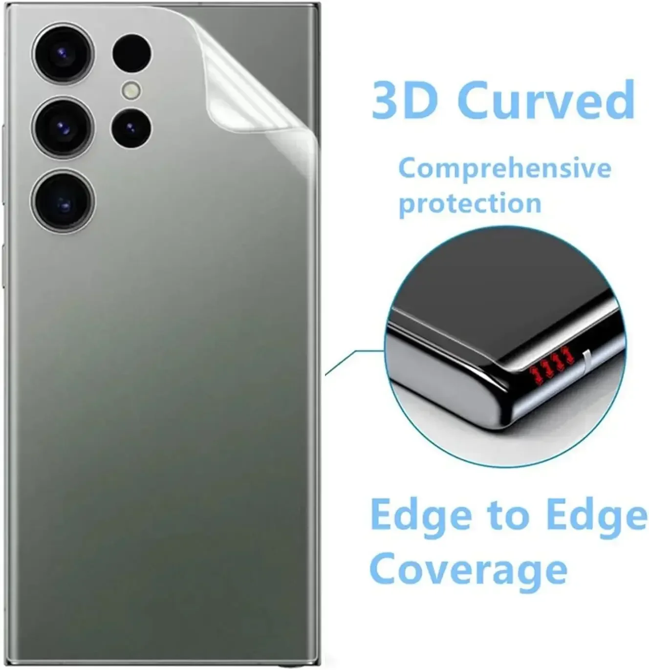 2-4 قطعة ماتي هيدروجيل فيلم لسامسونج غالاكسي S25 S24 S23 S22 S21 S20 الترا زائد FE حامي الشاشة الفيلم الخلفي لا الزجاج