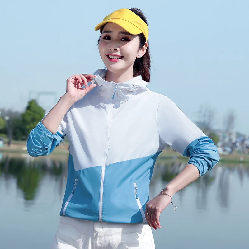 

New Women'S Summer Outdoor Sports Uv Protective Skin Clothes For Spring Autumn Fashion Versatile Leisure Sunscreen Clothes