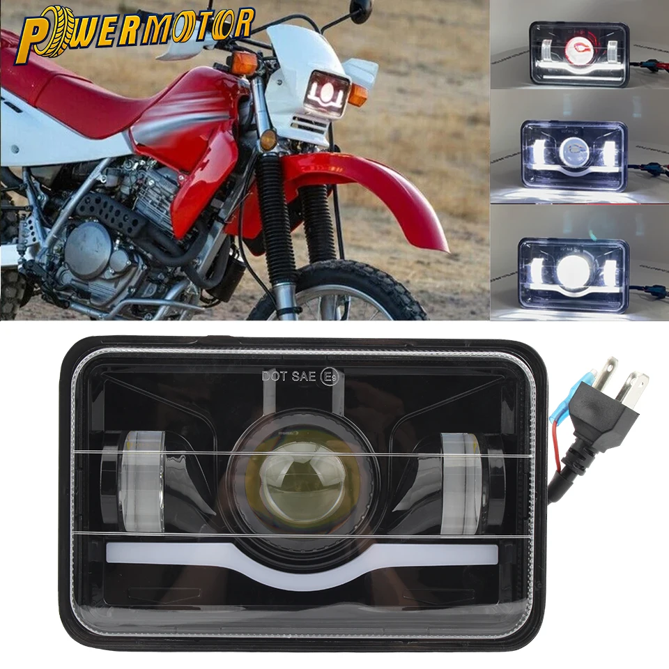 

Motorcycle Car Truck Universal 4" x 6" LED Headlight H4656 DRL For Suzuki DRZ400S DRZ400SM DRZ250 DRZ400 DRZ400E DR200S DR650S