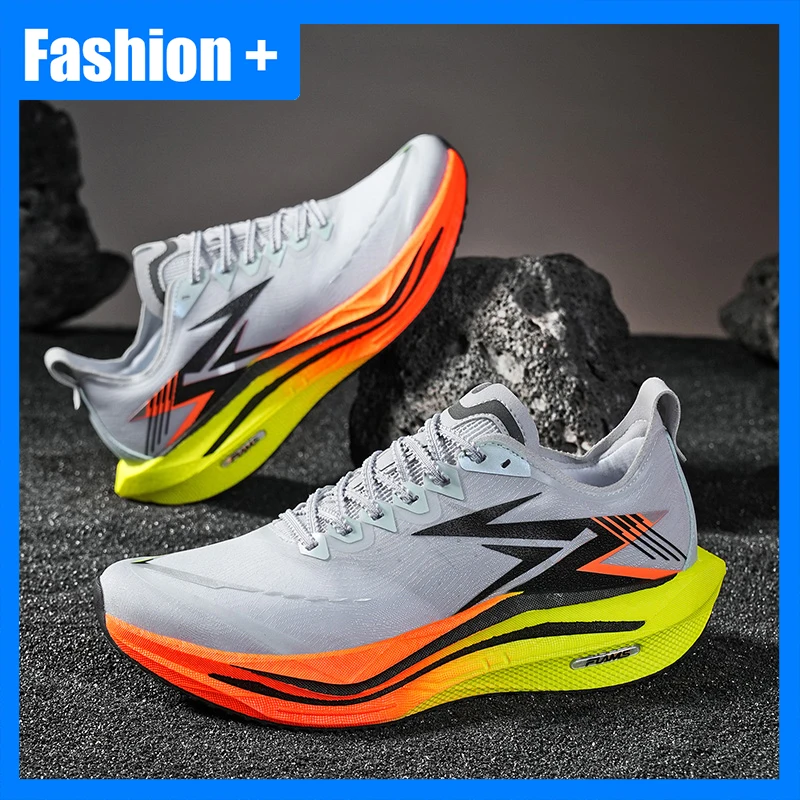 

Unisex Sports Shoes Soft Sole Rebound Cushioning Professional Running Shoes Fashionable Mesh Lightweight Outdoor Fitness Shoes