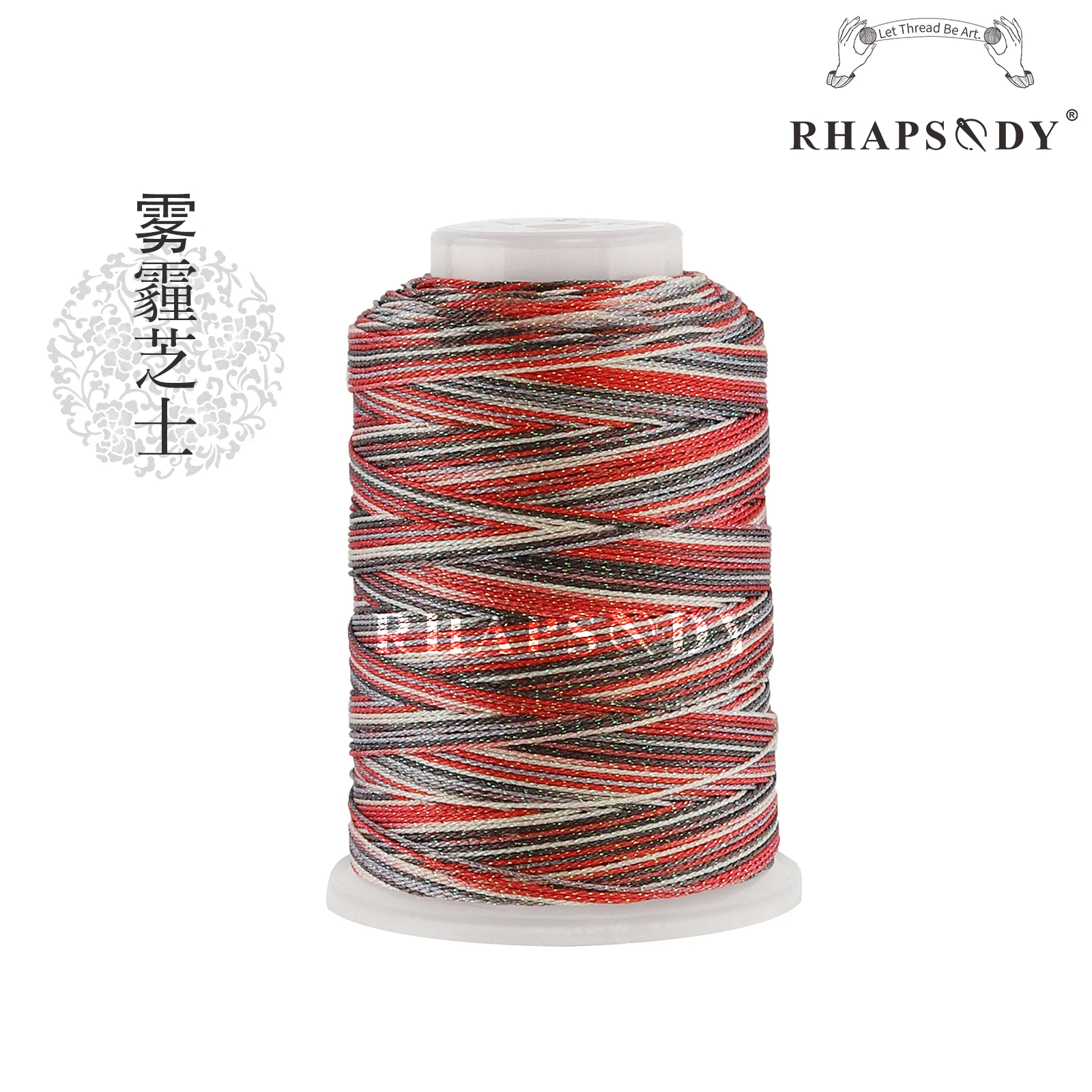 Rhapsody Glitzer-Metallic-Polyesterfaden, 6 Fäden, 29, gemischte Farben, zum Nähen, für DIY-Projekte, zum Weben, für Freundschaftsbänder und zum Zopfen. – Detail 38