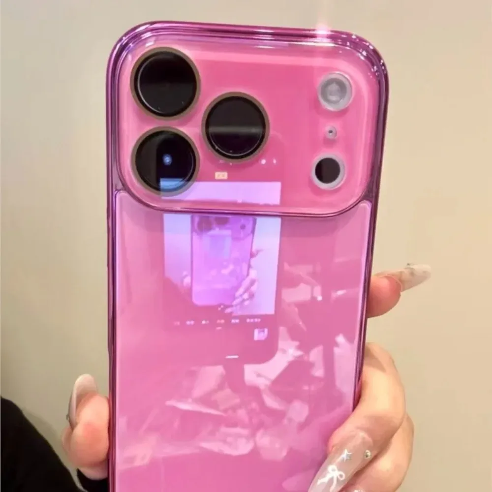 Luxuriöse Kamera-Schutzhülle aus gehärtetem Glas für iPhone 17 16 15 14 13 12 11 Pro Max mit galvanisiertem Stoßfänger und stoßfester Hartschale – Detail 6