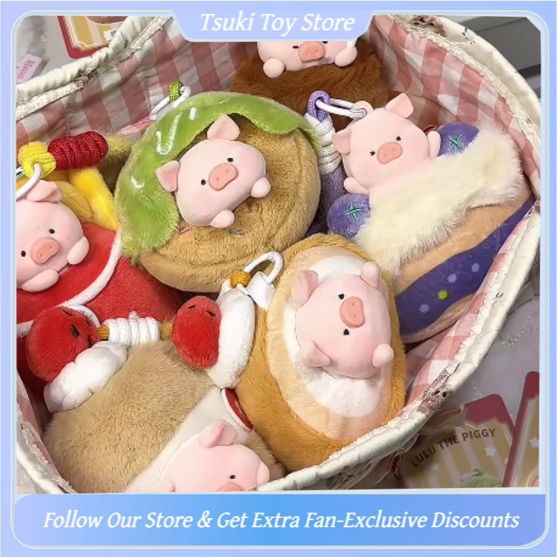 

Lulu The Piggy Obstacles To Weight Loss Series Blind Box Aromatherapy Pendant Cute Plush Piggy Bag Charm Collect Trendy Toy Gift