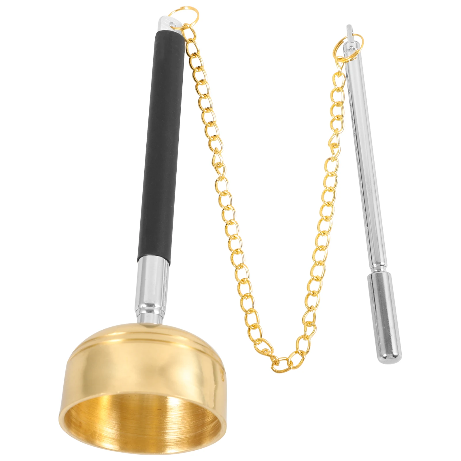 

Brass Hand Bell Copper Percussion Instrument Meditation Yoga Prayer Durable Sweet Sound Traditional Supply Temple