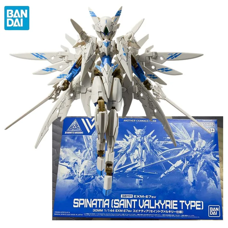 

In Stock BANDAI PB LIMITED 30MM 1/144 EXM-E7sv SPINATIA (SAINT VALKYRIE TYPE) Ver. Anime Action Figures Assembly Model Toy
